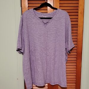 Catherines Lavender Striped Top